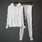 casual wear fendi tracksuit jogging zipper winter clothes fd20196803 white